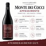 Lade das Bild in den Galerie-Viewer, Monte_dei_Cocci_Primitivo_Appassimento_Apulien_Italien_Rotwein
