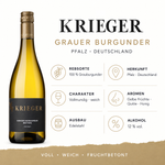 Lade das Bild in den Galerie-Viewer, Krieger_Grauer_Burgunder_Edition_Weißwein_Pfalz_Deutschland
